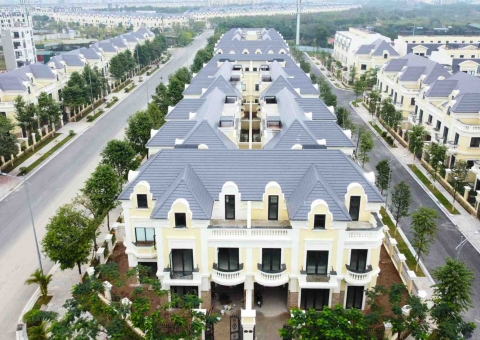 Ngói phẳng kiểu Pháp Secoin tại Khu đô thị mới An Lạc Green Symphony - Hà Nội